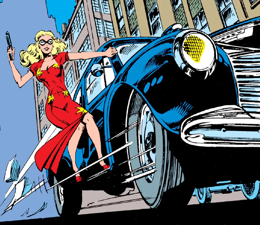 Blonde Fighting against crime