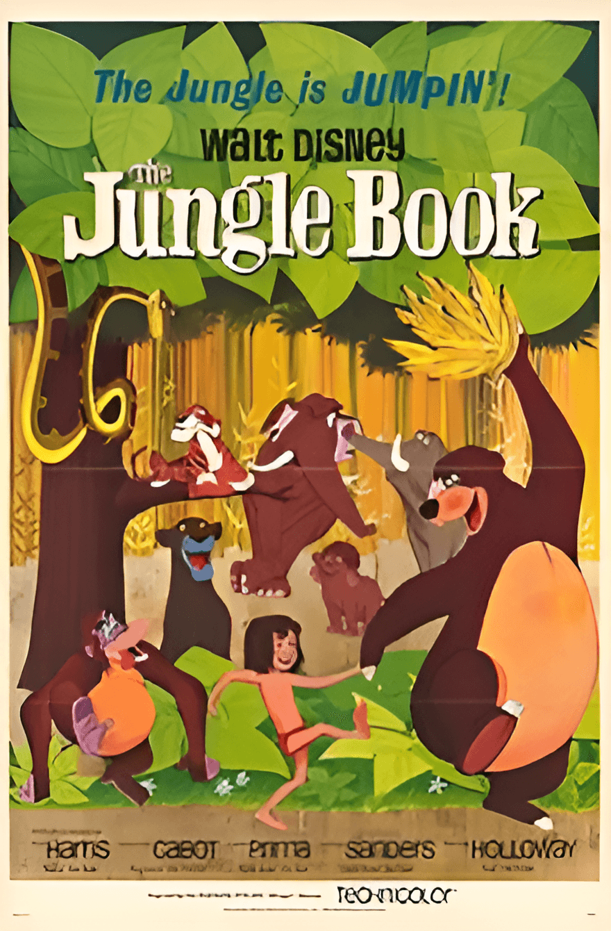 "Jungle Book" Music done by Sherman brothers