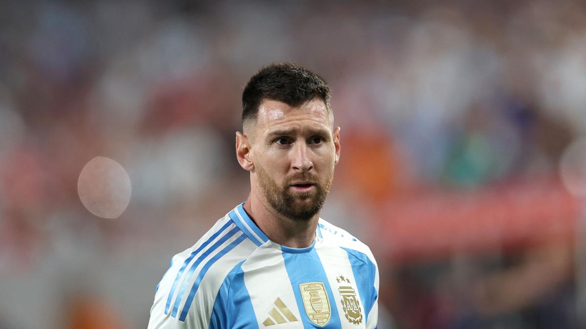 Messi in Argentina's Jersey