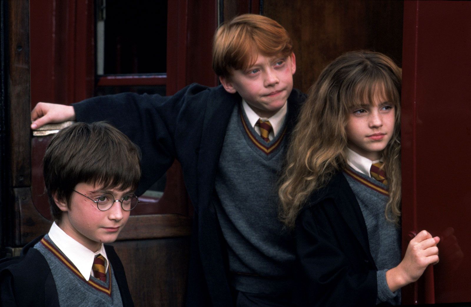 Daniel, Emma, and Rupert for Harry Potter