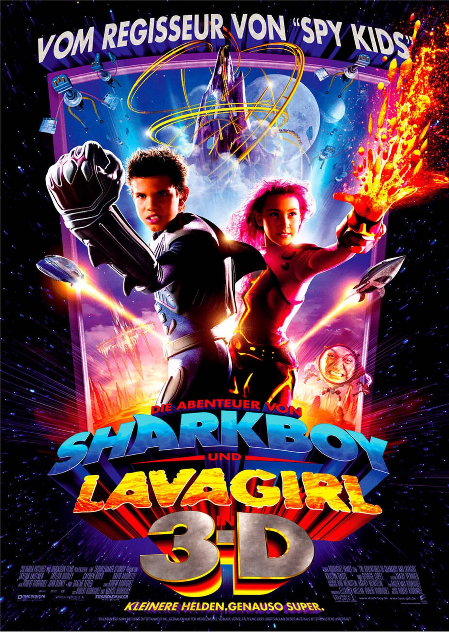 "The Adventures of Sharkboy and Lavagirl" Movie Poster