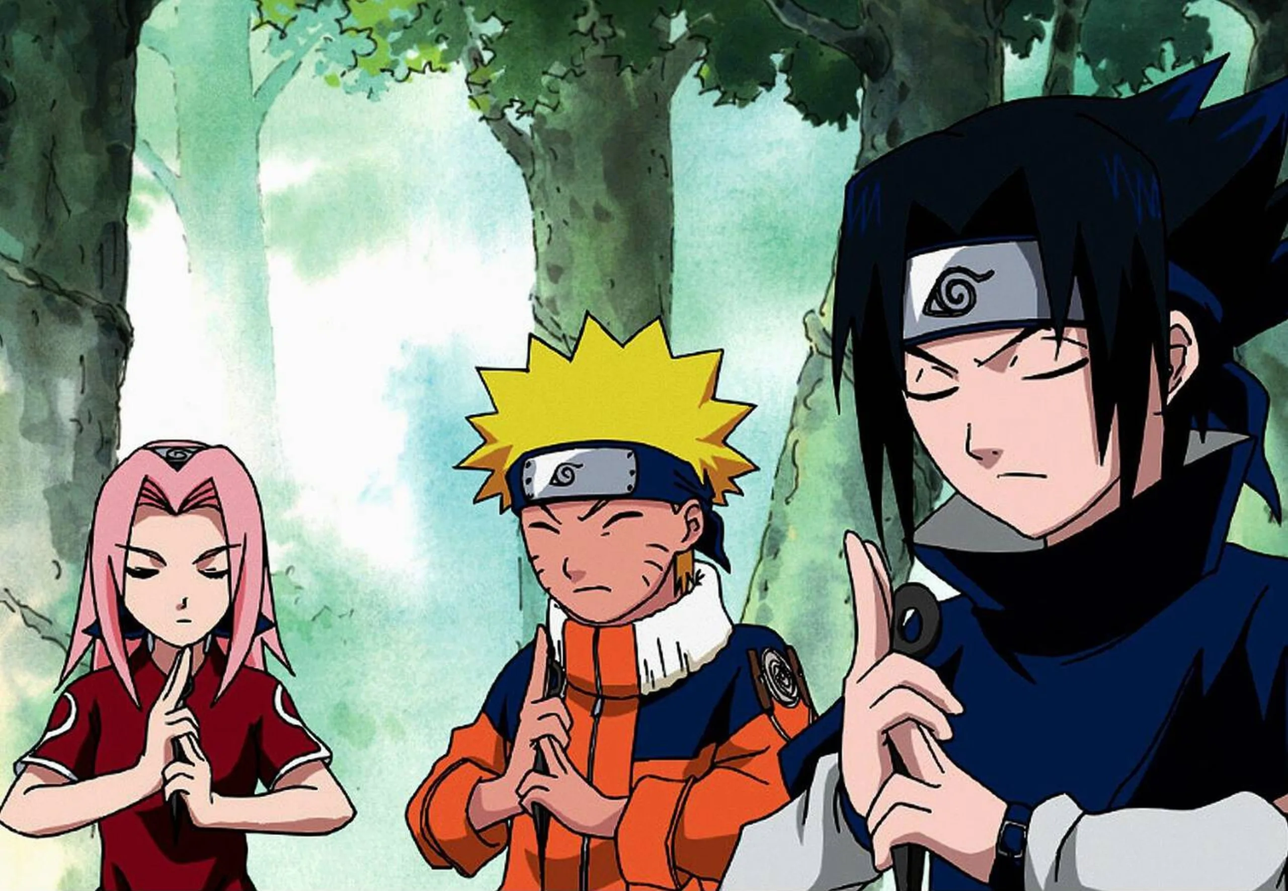 Sakura , Naruto and Sasuke