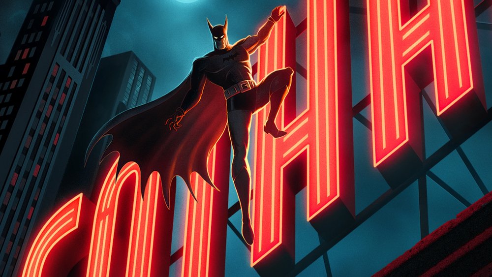 First Poster of Bruce Timms "BATMAN-CAPED CRUSADER" - an Animated Series