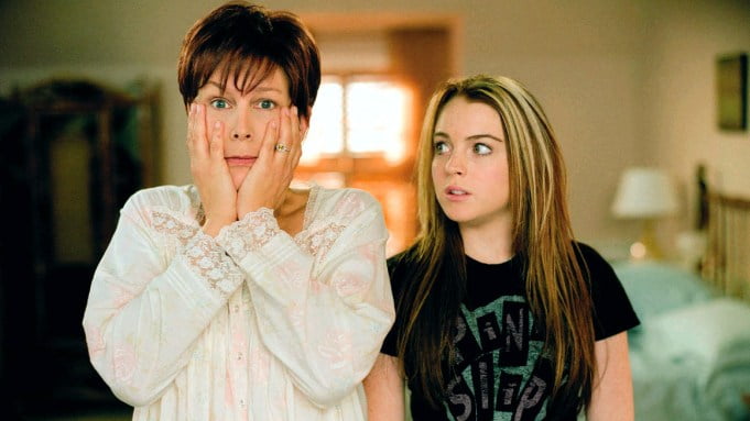 Jamie Lee Curtis and Lindsay Lohan for Freaky Friday