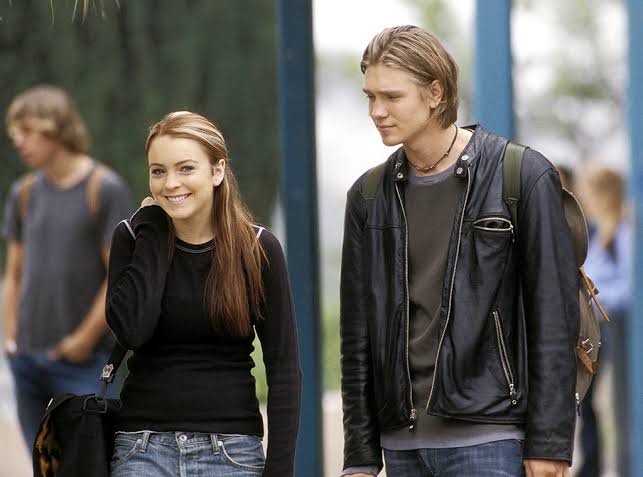 Lindsay Lohan and Chad Michael Murray at the sets of Freaky Friday