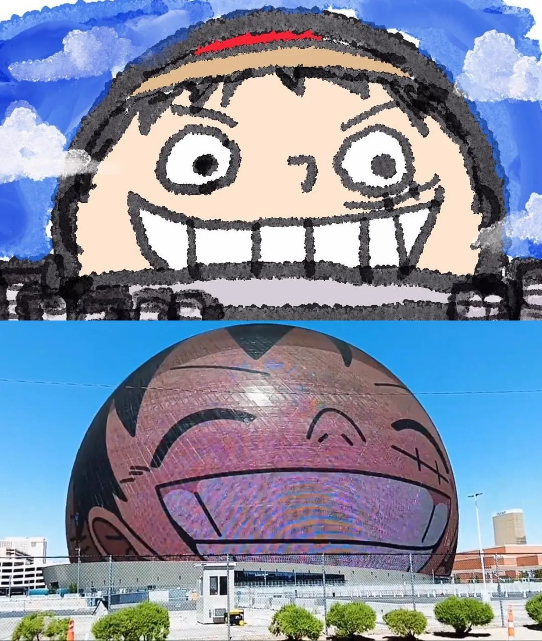 'ONE PIECE' on the Las Vegas Sphere