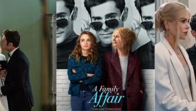 Meet the stellar cast of 'A Family Affair': Nicole Kidman, Zac Efron, Joey King, and Kathy Bates, directed by Richard LaGravenese. Premiering June 28, 2024, on Netflix!