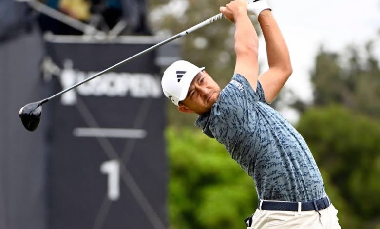 Xander Schauffele showcasing his exceptional skill and mental strength during the final round of the major championship.