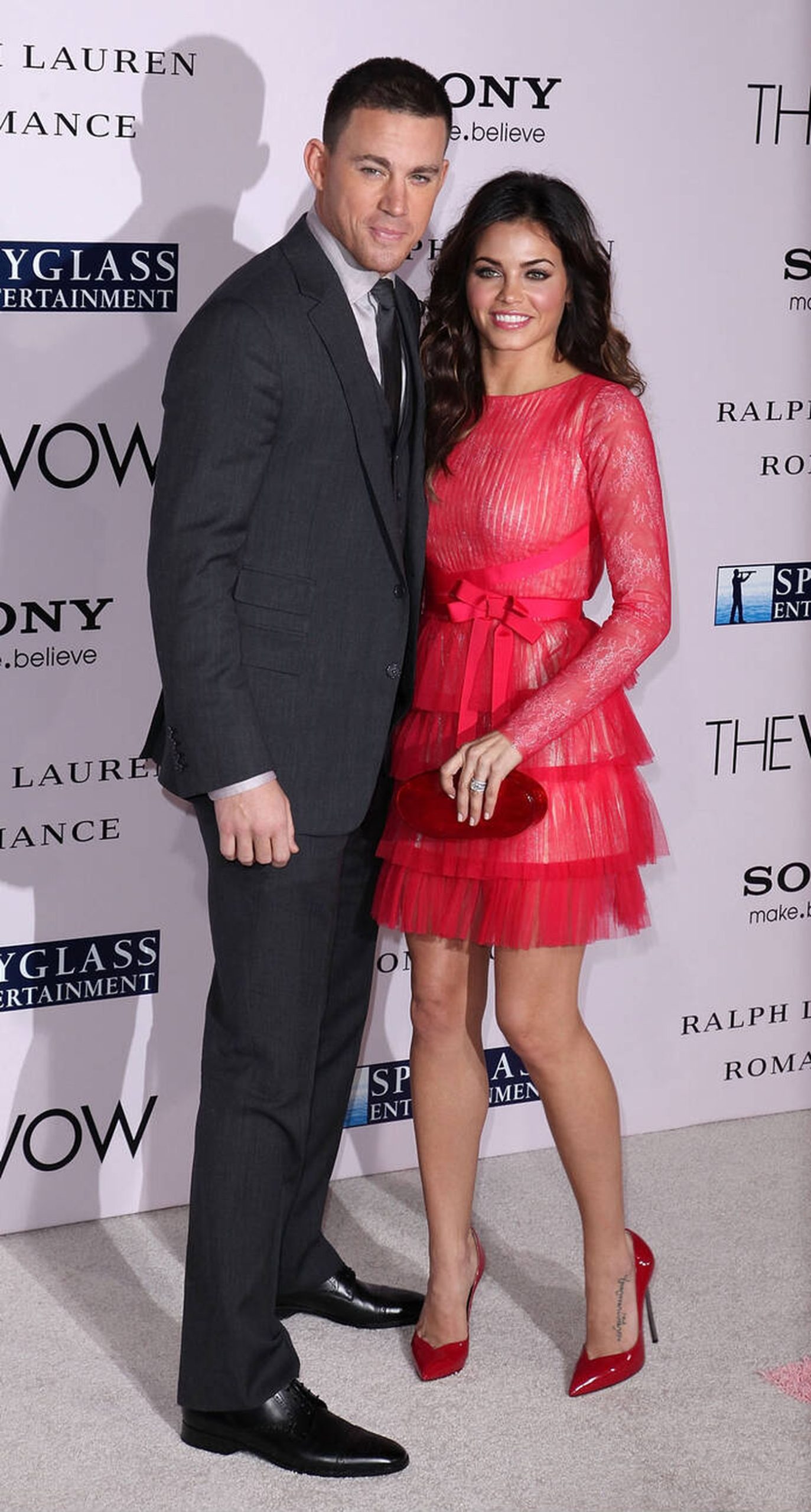 Channing Tatum with his beautiful wife Jenna Dewan