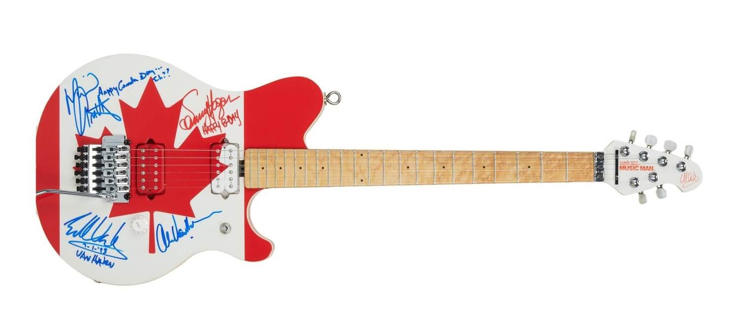 Eddie Van Halen Canada Day Guitar