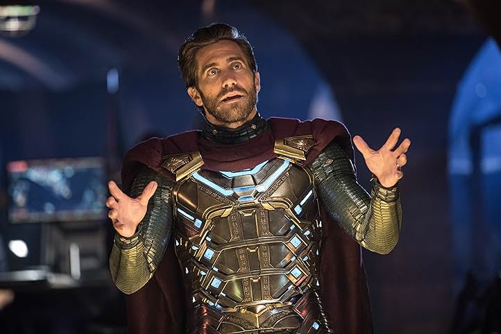 Mysterio played by Jake Gyllenhaal