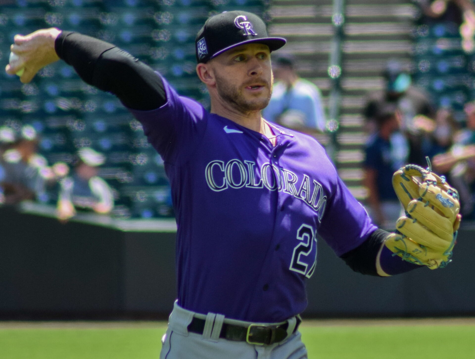 Trevor Story on field | Source: Wikipedia