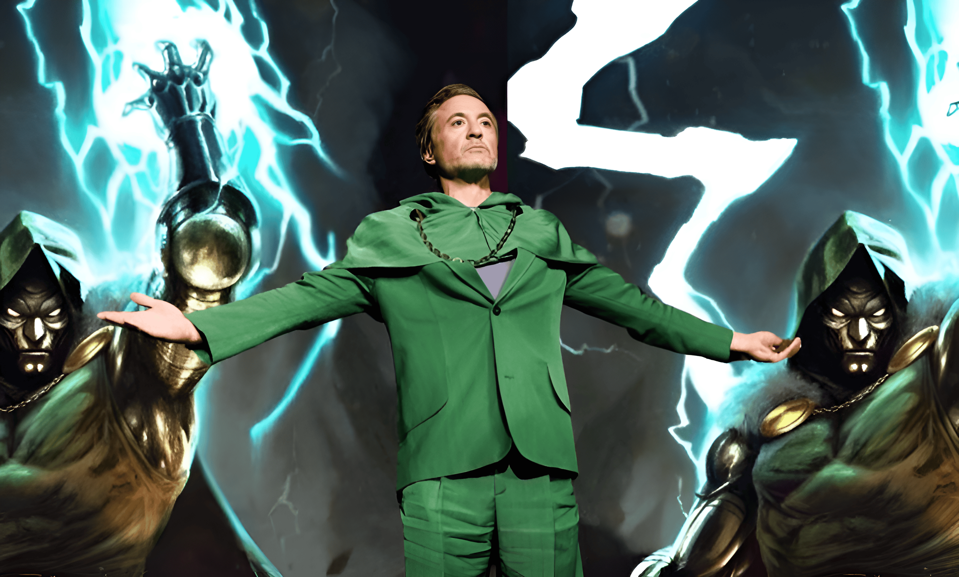 Robert Downey Jr. transforms into Doctor Doom at Comic-Con, hinting at a dramatic shift in the MCU's future