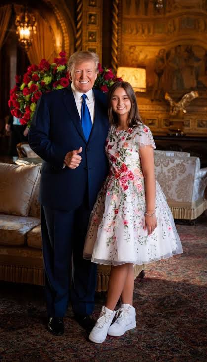 Donald Trump with Granddaughter Arabella