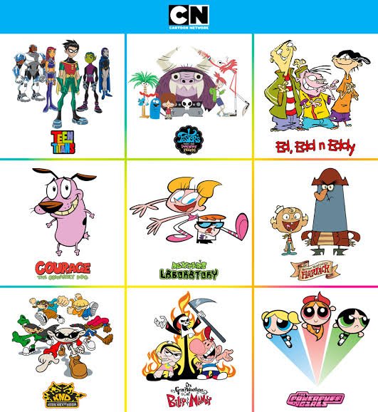 Cartoon Network original shows / via: Cartoon Network