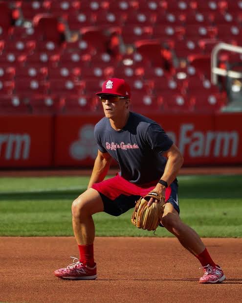 Tommy Edman during practice | Source: Instagram