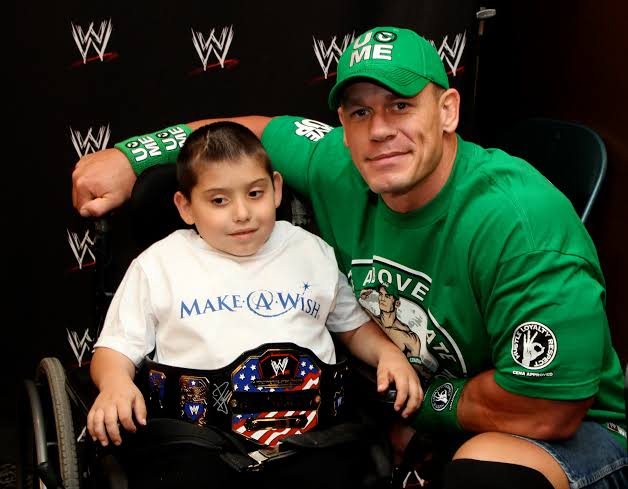 John Cena for "Make a Wish" foundation