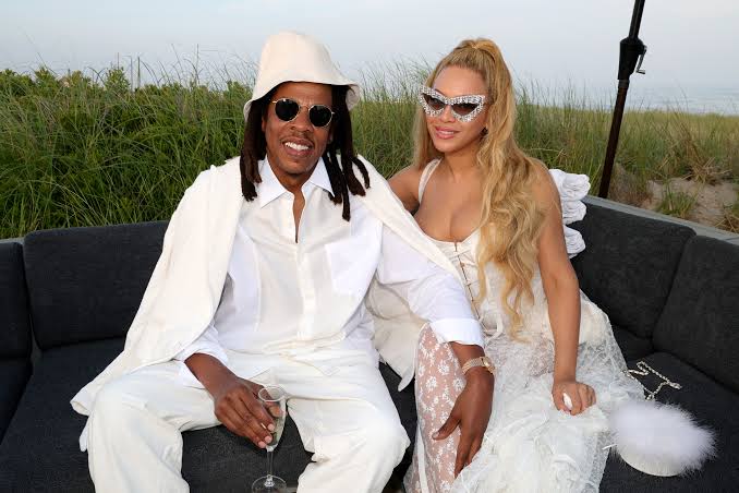 Jay-Z and Beyonce spotted at Michael Rubin's Fourth of July party