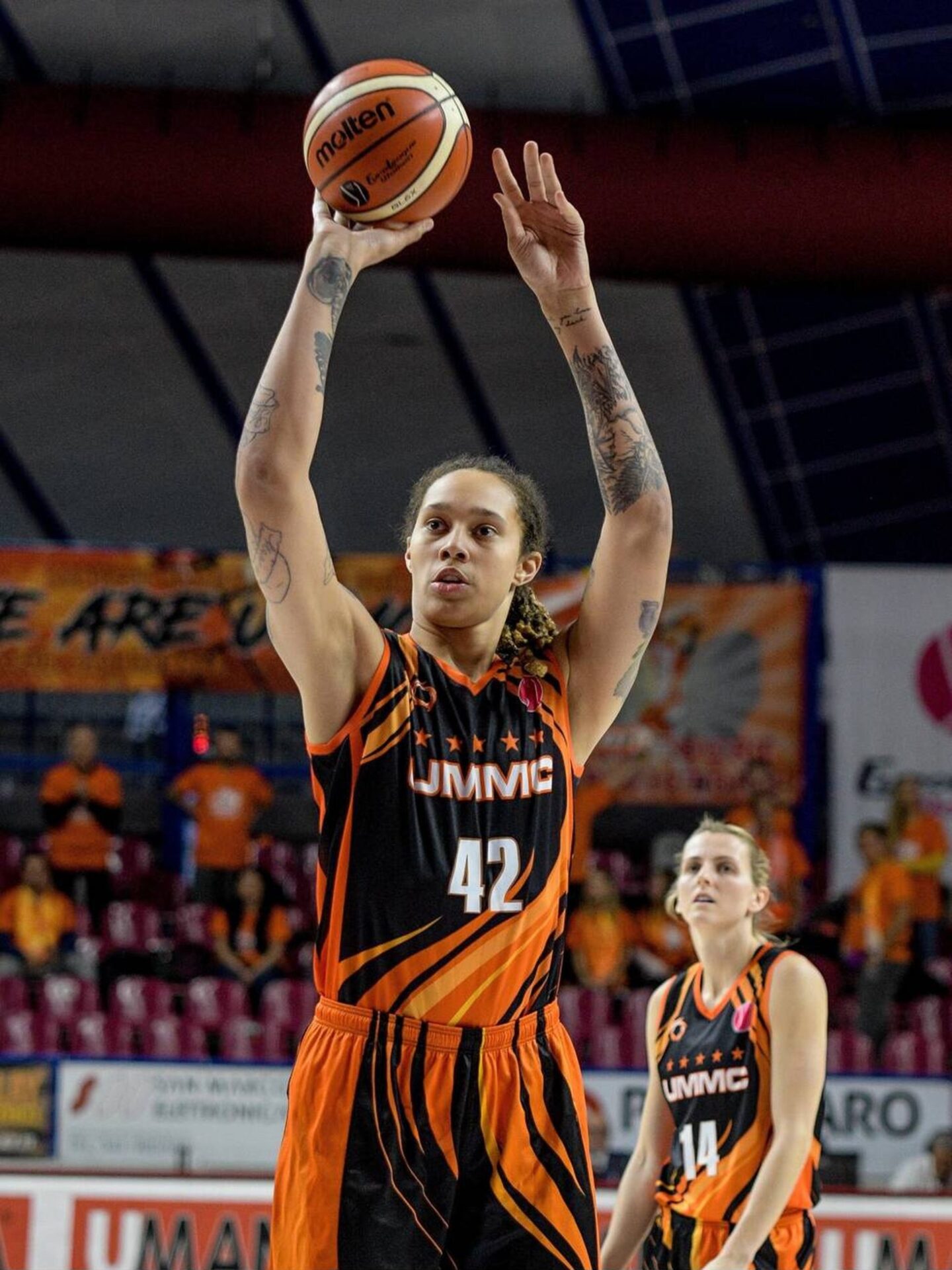 Brittney Griner in Basketball Euroleague Women Championship in Venezia, Italy