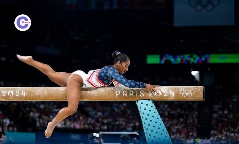 Jordan Chiles reacts to being stripped of her bronze medal due to a scoring error at the recent gymnastics competition.