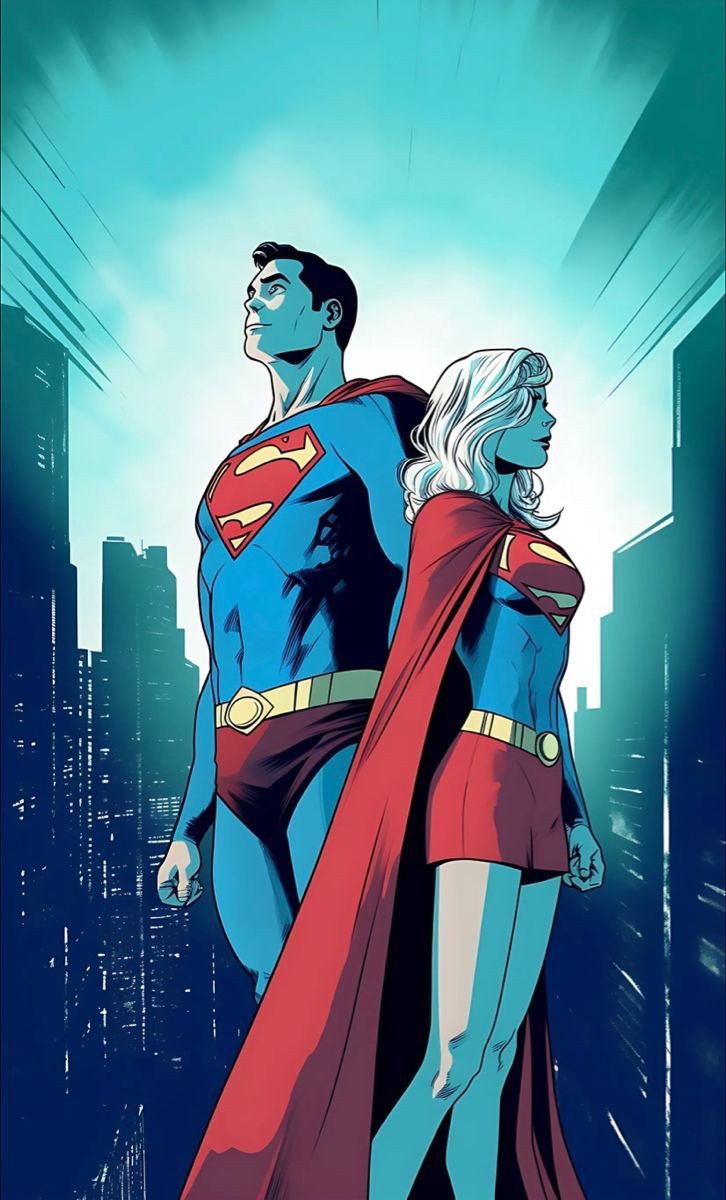 Superman and Supergirl