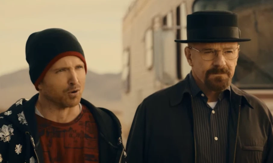 Bryan Cranston and Aaron Paul in Super Bowl Commercial