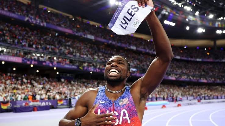 Noah Lyles in Paris Olympics