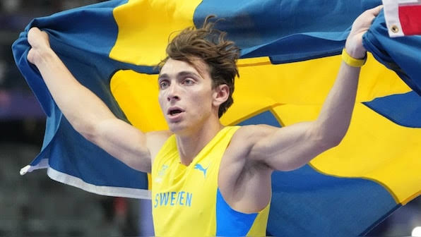 Armand Duplantis representing Sweden