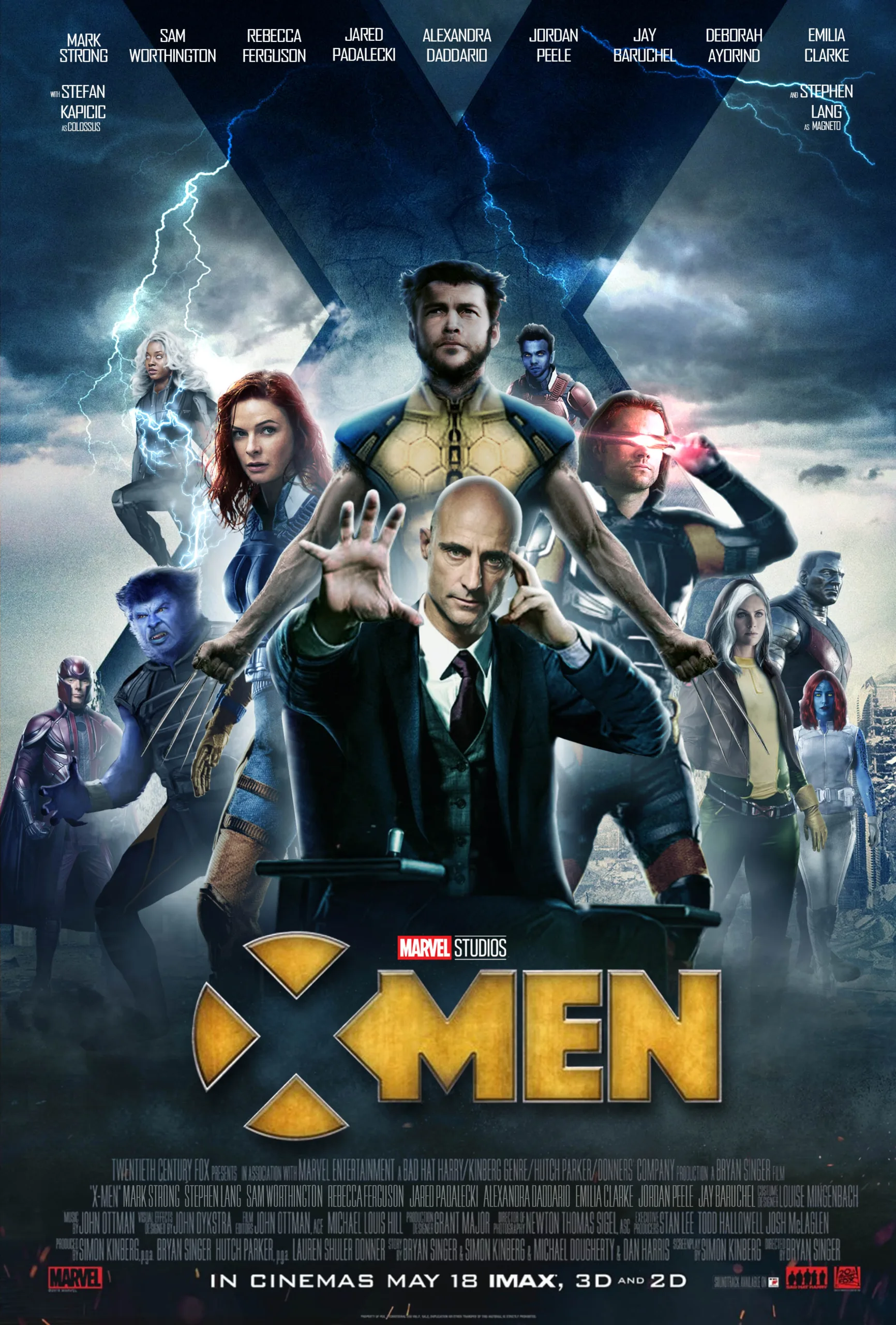 MCU X Men Movie Poster by MarcellSalek-26 