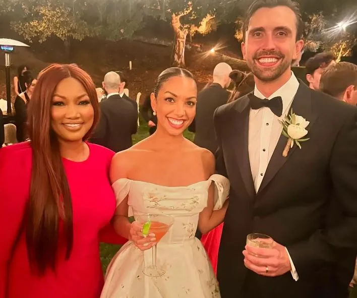 Garcelle Beauvais, Corinne Foxx and Joe Hooton at their Foxx Wedding