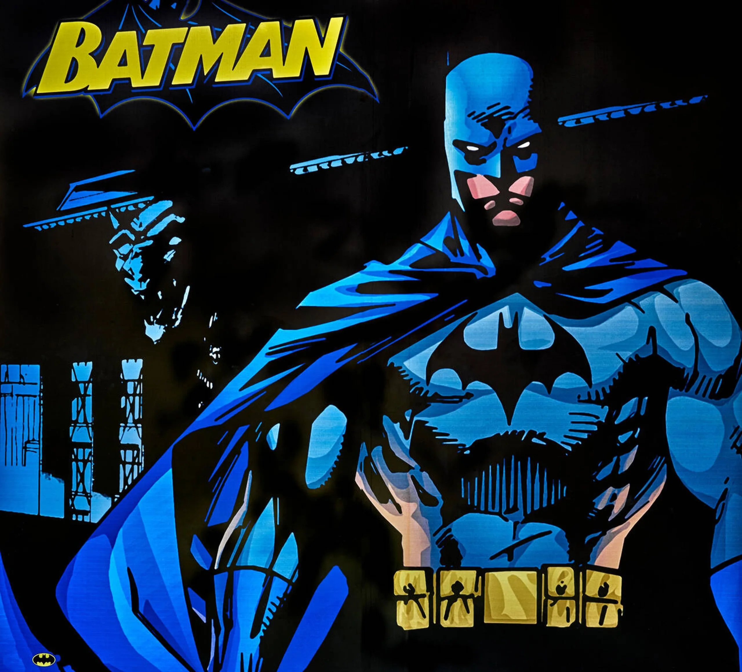 Superhero Batman Comic Poster