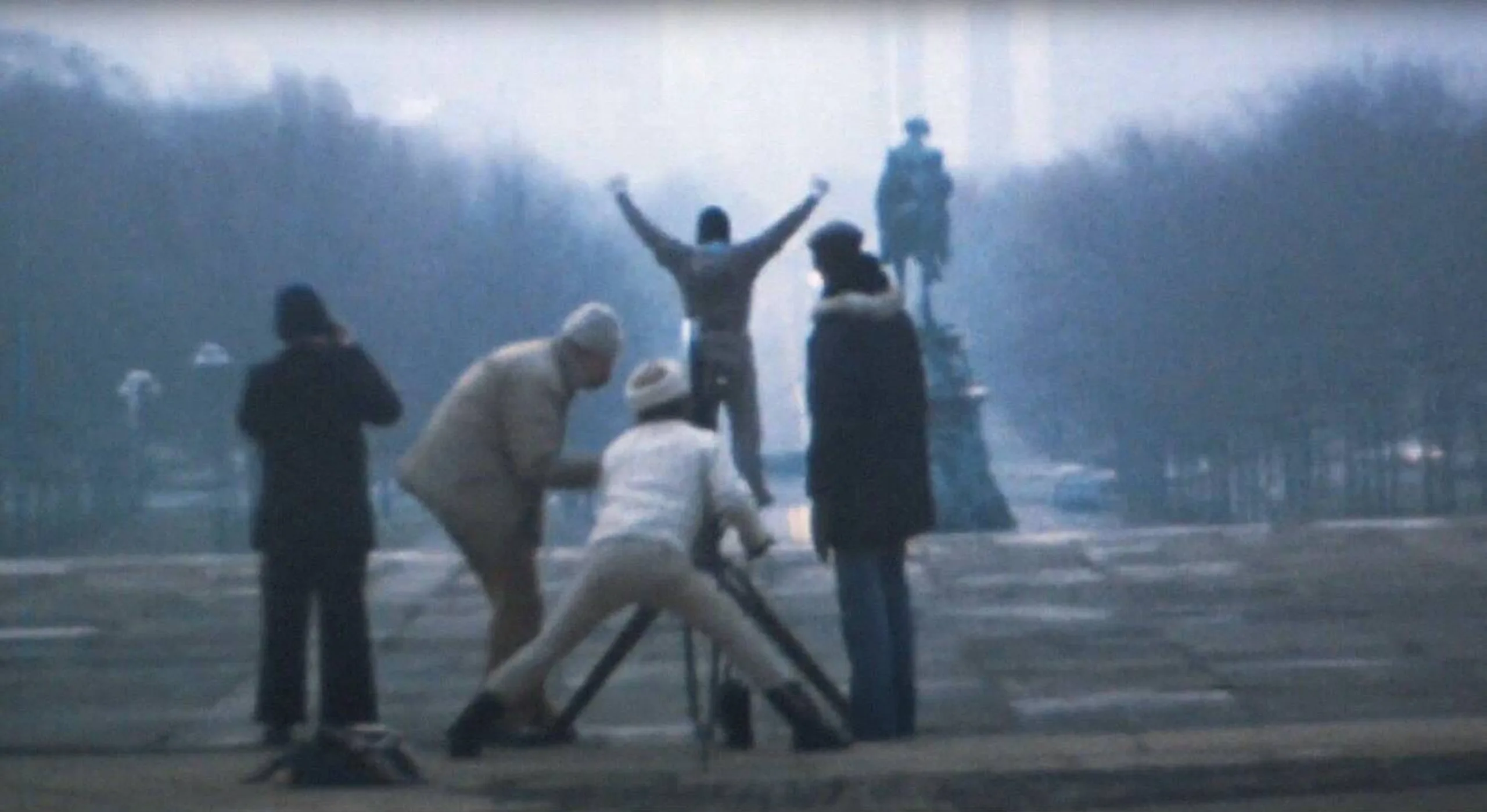 Behind the scenes of Shooting "Rocky"