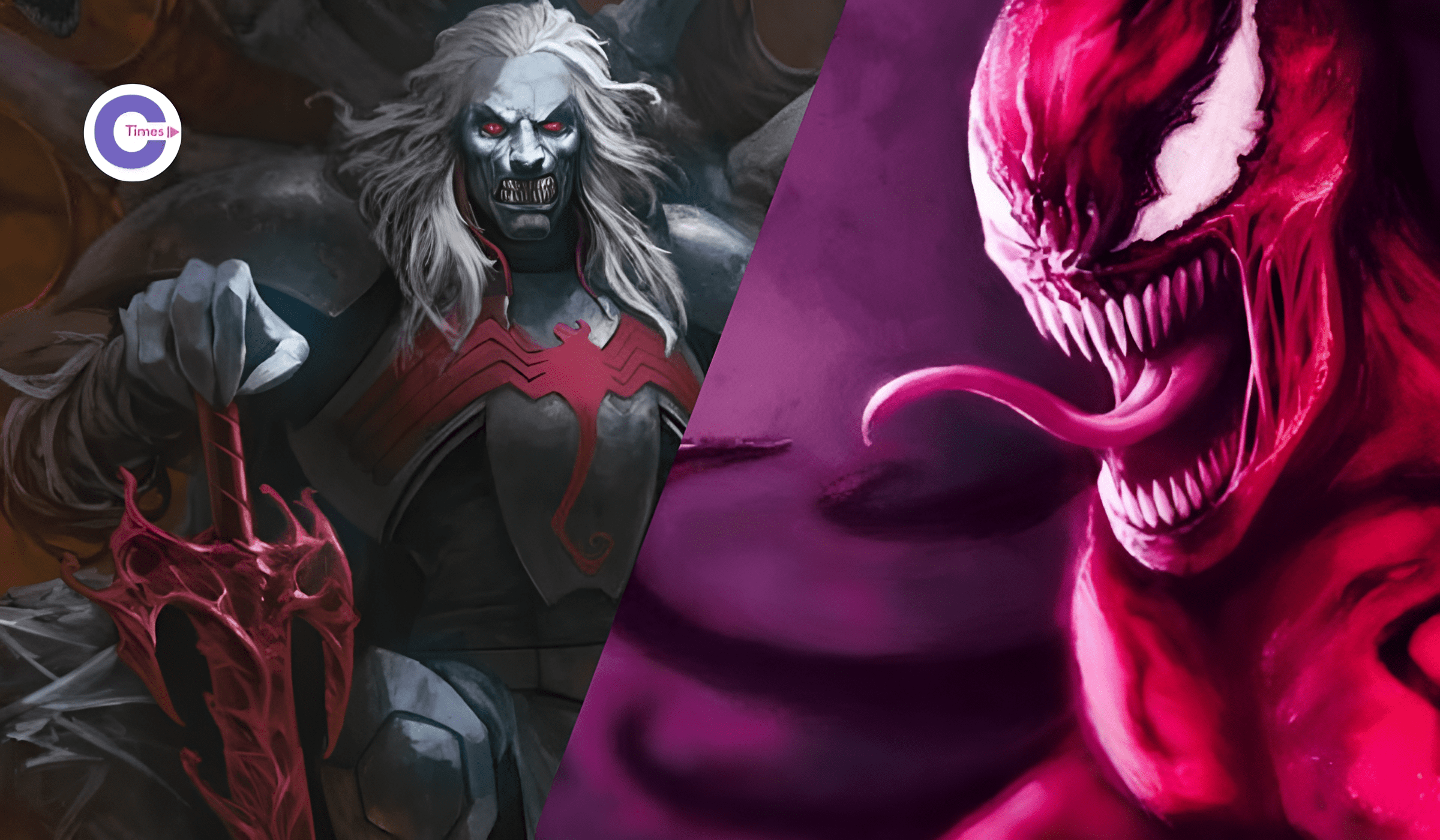 Knull and Carnage face off in a battle for the symbiote throne, marking a pivotal moment in Marvel's Summer of Symbiotes event