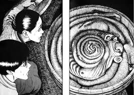 Uzumaki manga showing a lot of spirals