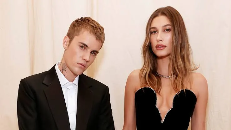 Justin Bieber with his wife, Hailey Bieber