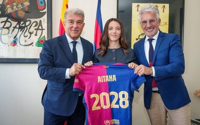 Aitana Bonmati renews her contract with Barcelona to 2028