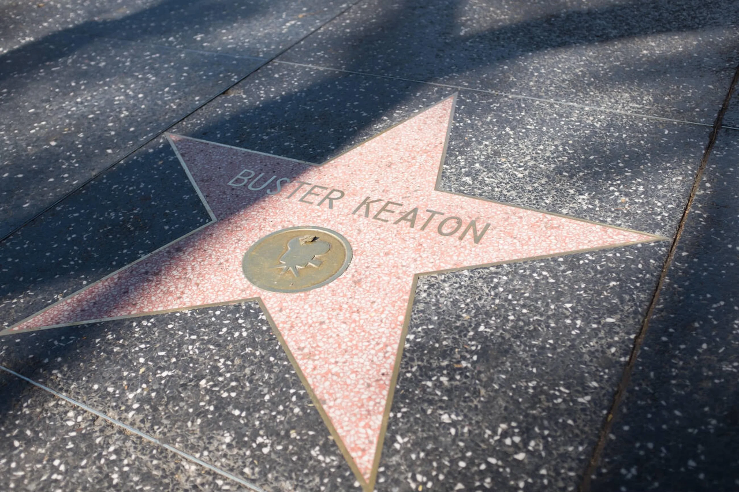 Hollywood Walk of Fame for his Movies to Busten Keaton 