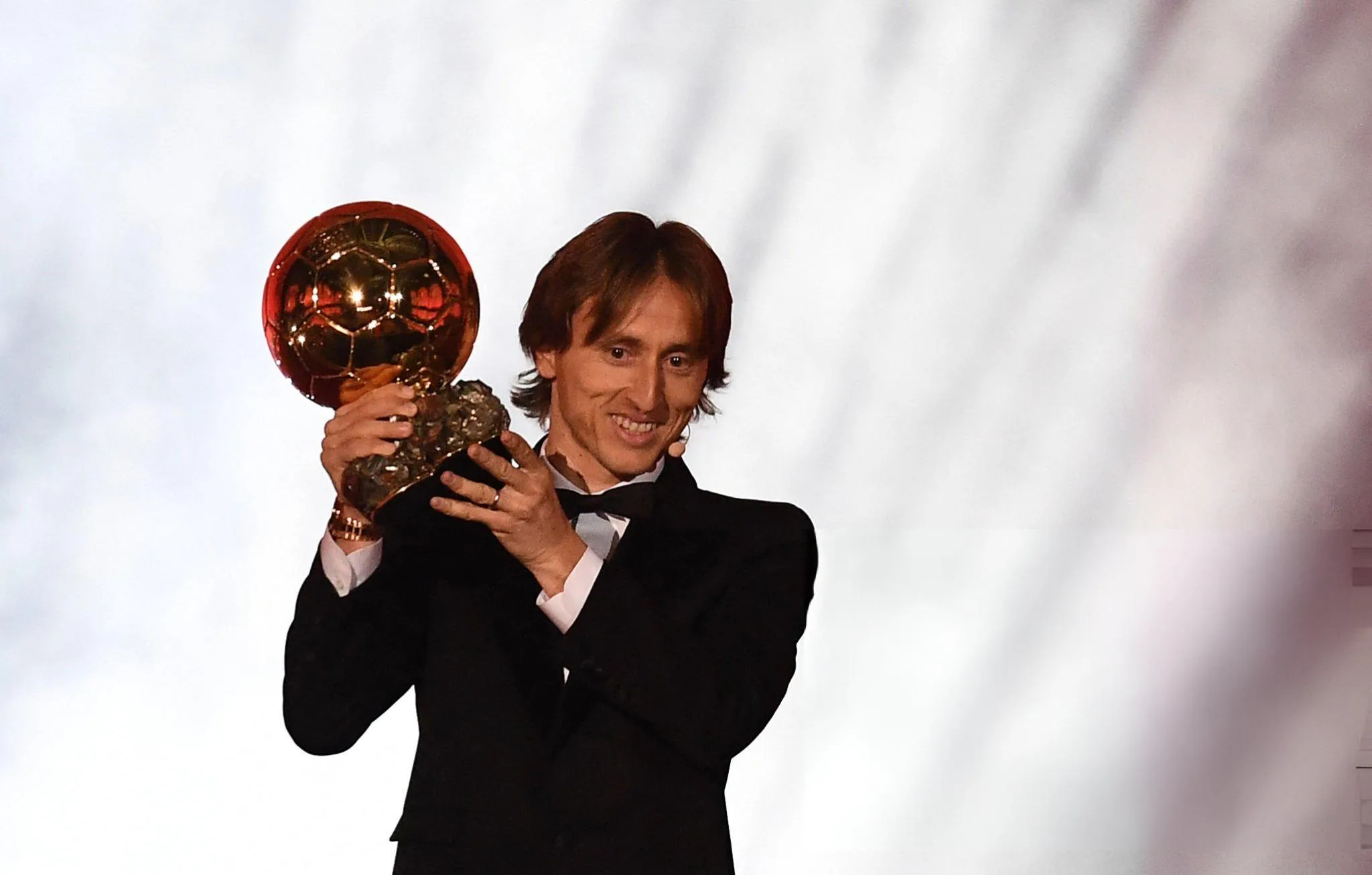 Luka Modrić Winning the Ballon d'Or 