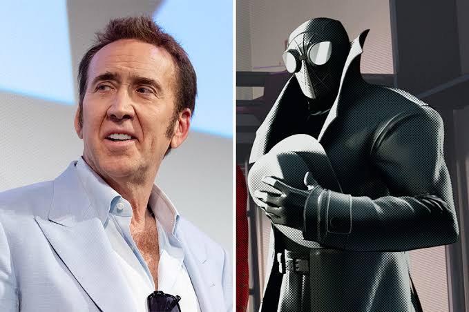 Nicolas Cage as Spider-Man Noir 