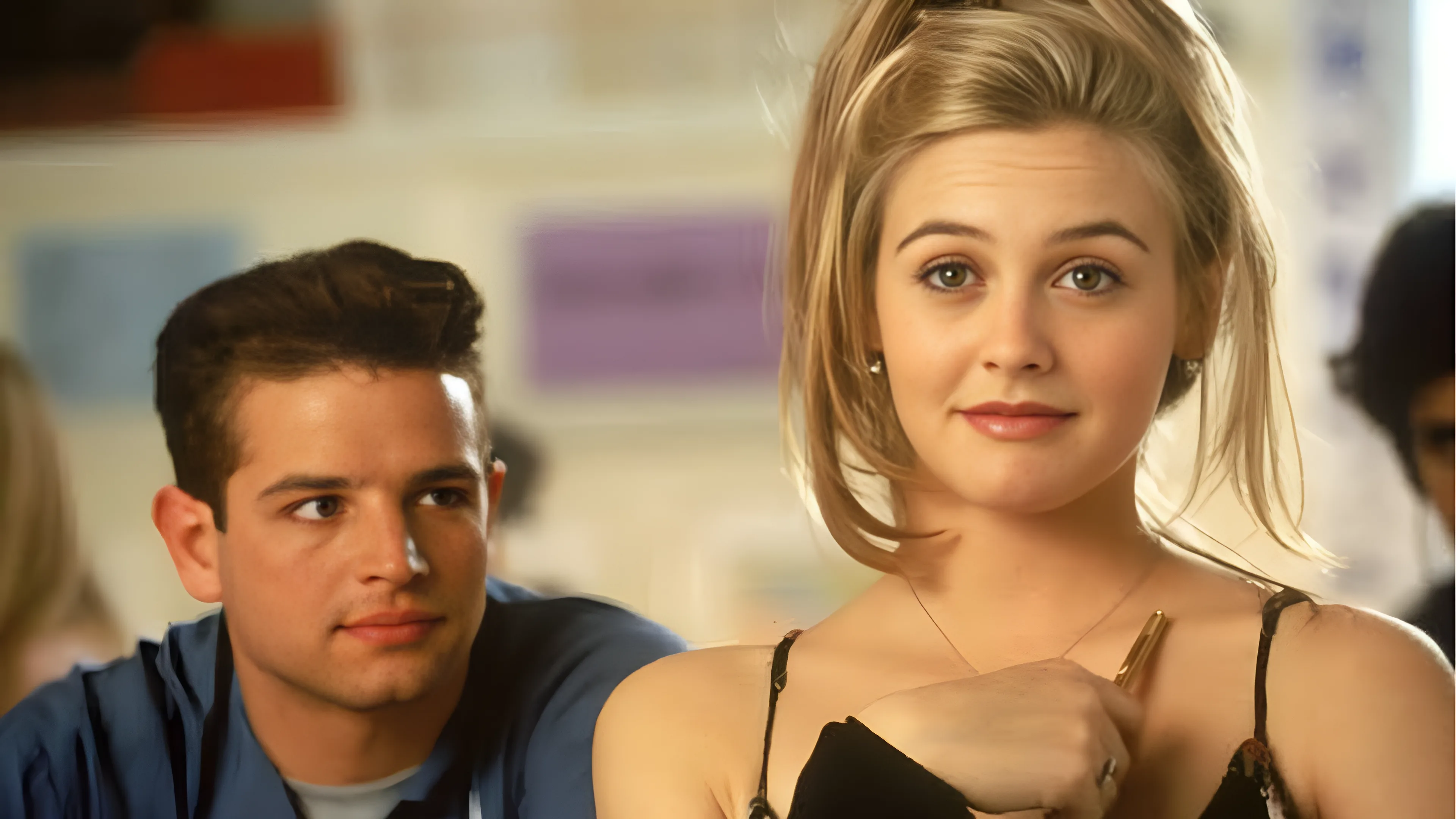 Clueless and its iconic blow-out hairstyles amd messy buns