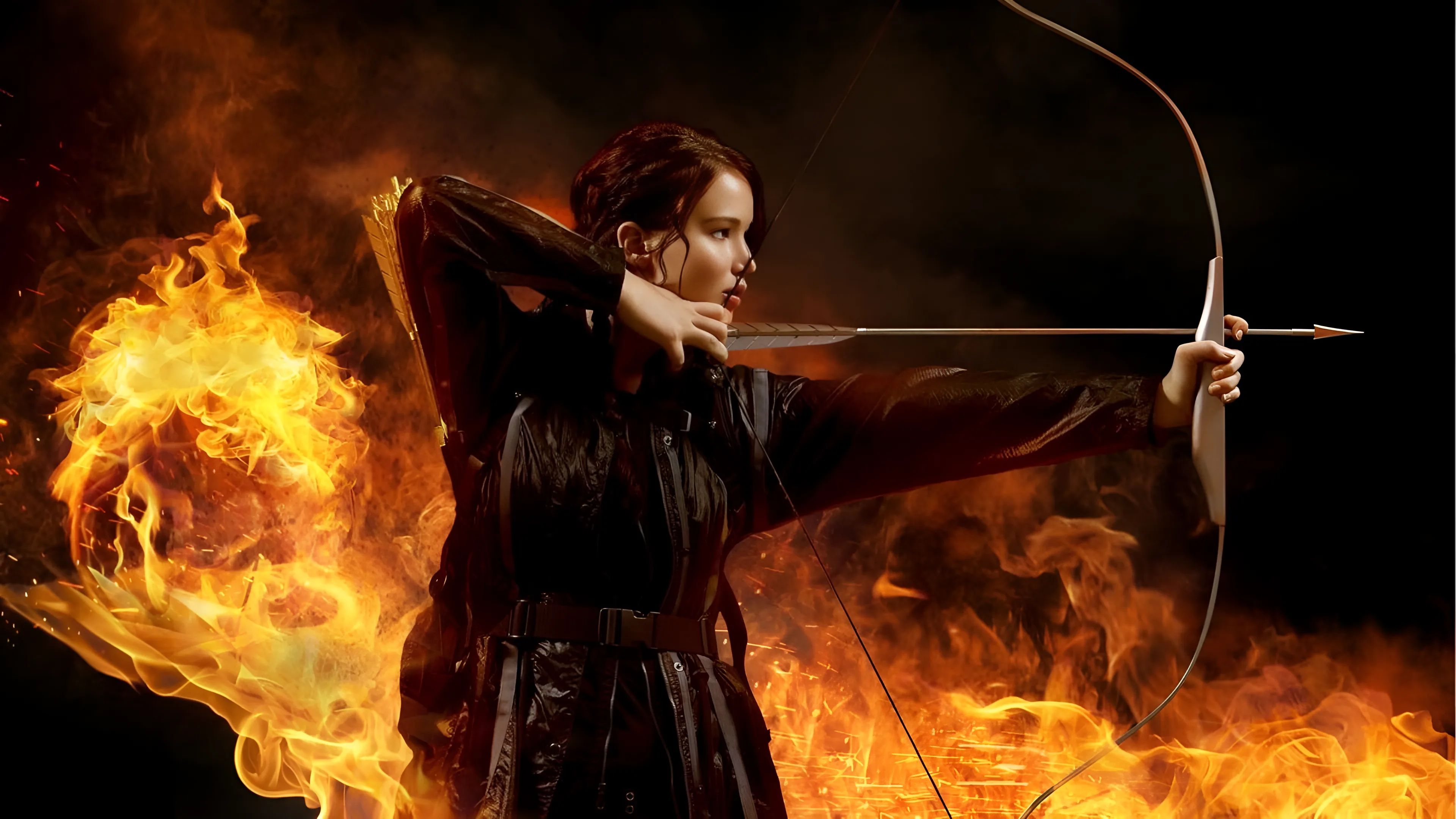 Katniss Everdeen in The Hunger Games